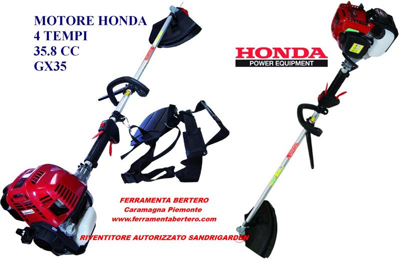 DECESPUGLIATORE SANDRIGARDEN MOTORE HONDA 4 TEMPI GX35 HO-35C/I